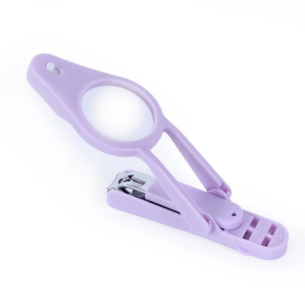 High Qualit LED Light Magnifier Nail Clippers LED Magnifier Illuminated Cutters Home Practical Multi-Function Nail Clippers