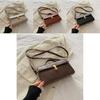 Stylish Vintage Shoulder Crossbody Bag In Black Cream Brown Stylish Pu Material
