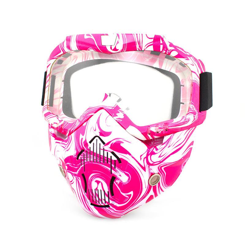 Retro face masks, goggles, off-road motorcycles, racing goggles, outdoor cycling glasses, skiing