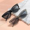 Retro Cat Eye Sunglasses Women'S High-End Narrow-Frame Glasses Damp Uv-Proof Sunglasses