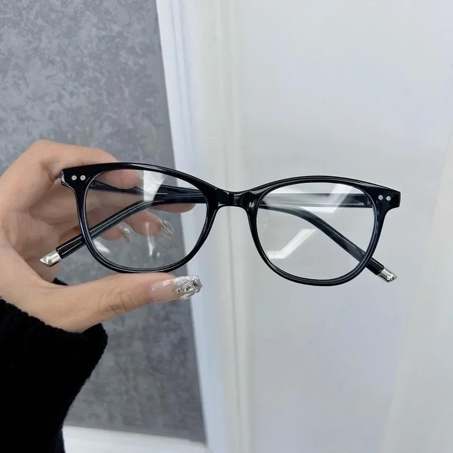 Square Anti Blue Light Glasses Fashion Retro Classic Women Men Computer Gaming Eye Protection Plain Spectacles
