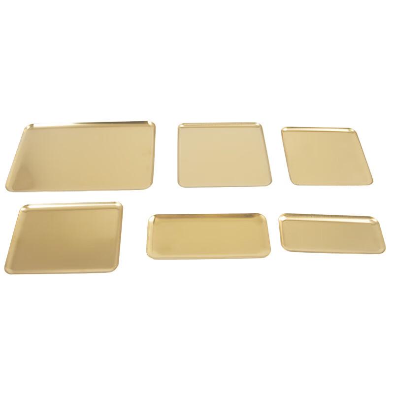 Gold 304 Stainless Steel Multipurpose Serving Tray