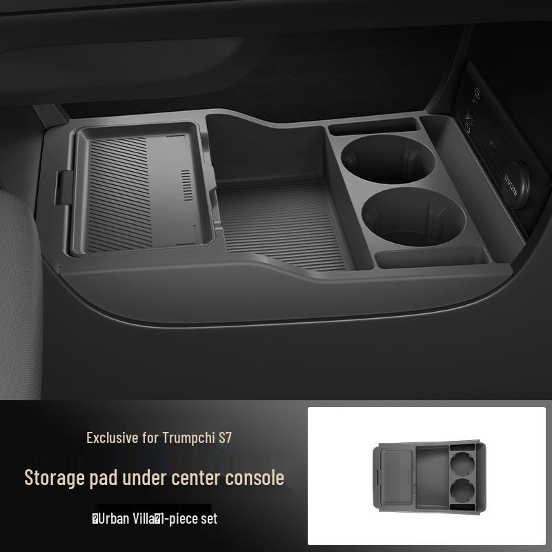 Fits 25 Trumpchi S7 Models: Waterproof Silicone Storage Box for Center Console - Ideal for Glasses