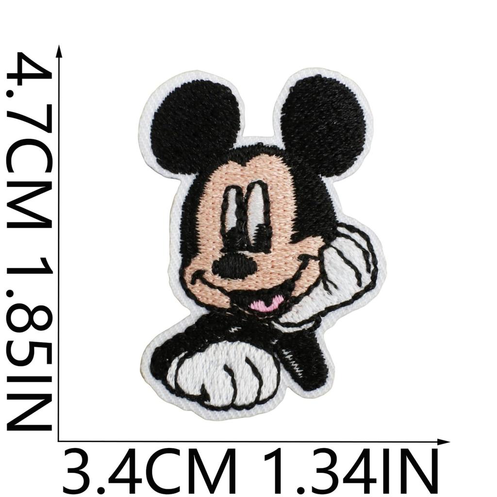 Iron-on patches, stylish appliques, embroidered patches, handmade repairs, DIY, cute decorative patches for boys and girls. This 21-piece set of