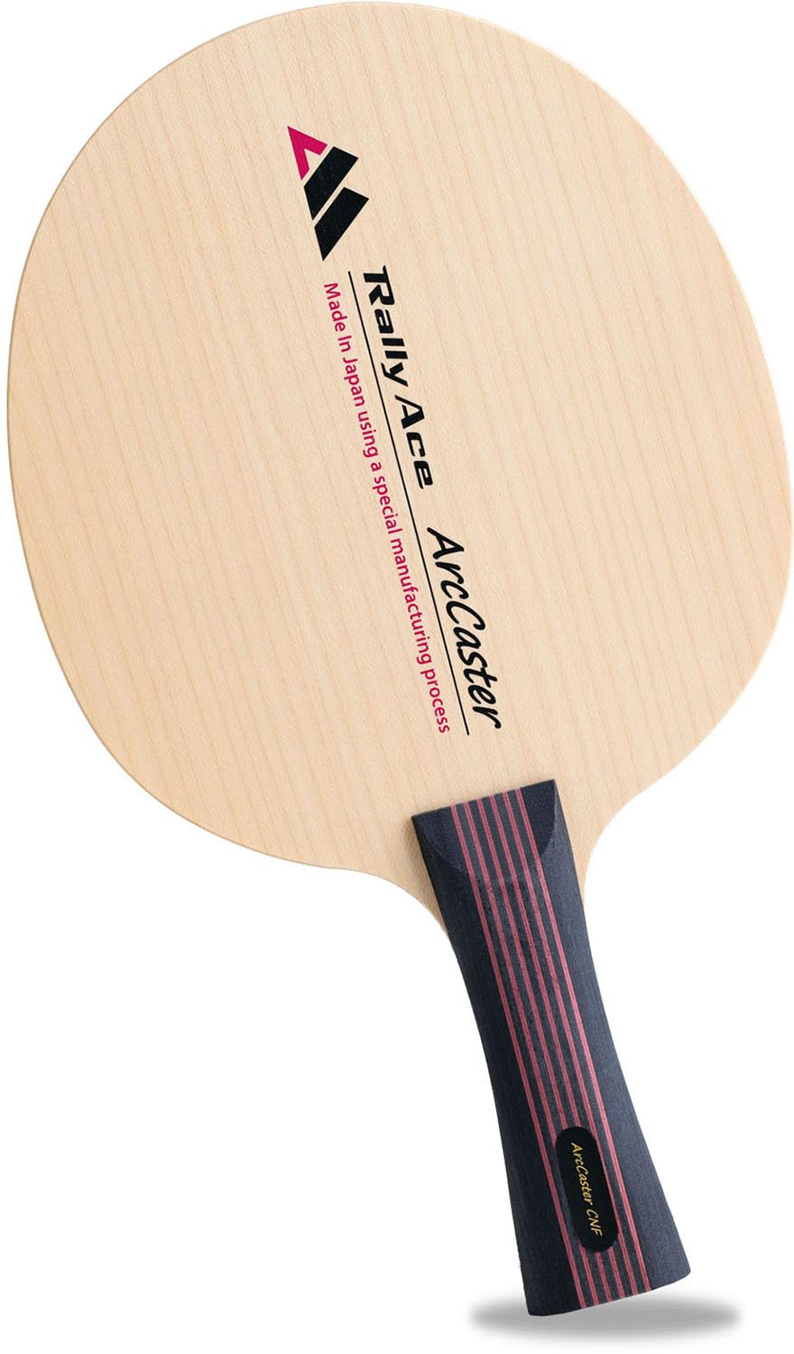 

Rally Ace Table Tennis Racket, Made in Japan, Arc Caster, 2 CNF (Cellulose Nanofiber) Blades + 5 Wood Blades, ACCFL FL (Flare)
