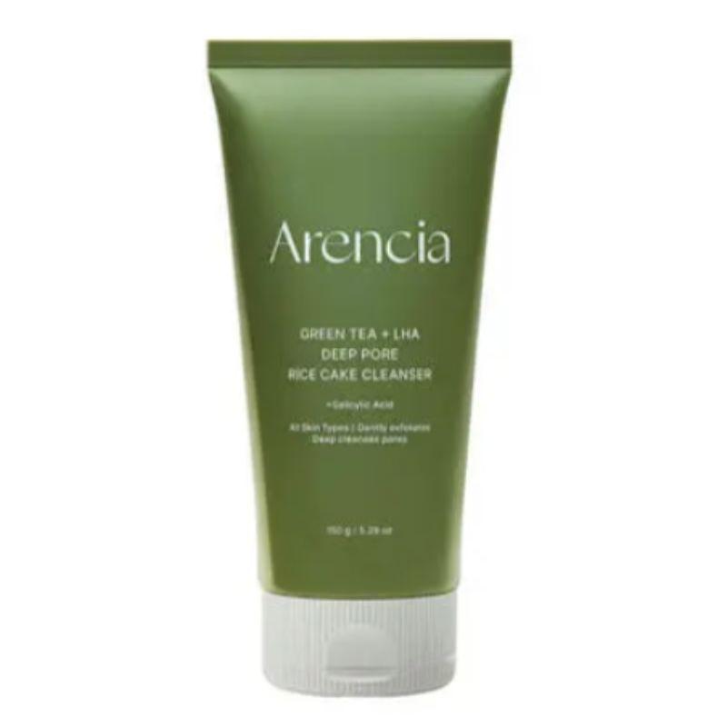 Arencia Green Tea LHA Deep Pore Rice Cake Cleanser 150g