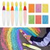 6Pcs Sponge Foam Brush Set Plastic Sidewalk Chalk Paint Brush DIY Arts and Crafts Painting Tools Stenciling Decorating Tools