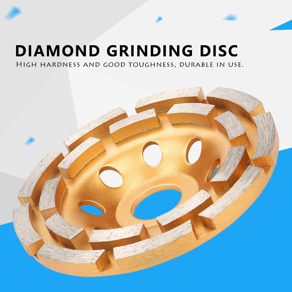 115125180mm Diamond Double Row Grinding Disc Brick Concrete Cut for Angle Grinder(115mm)