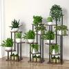 Plant Stand Stand for Flowers Wooden Storage Shelf 4/5/6 Tier Flower Shelf Planter Rack Indoor Display Stand Multiple Flower Pot