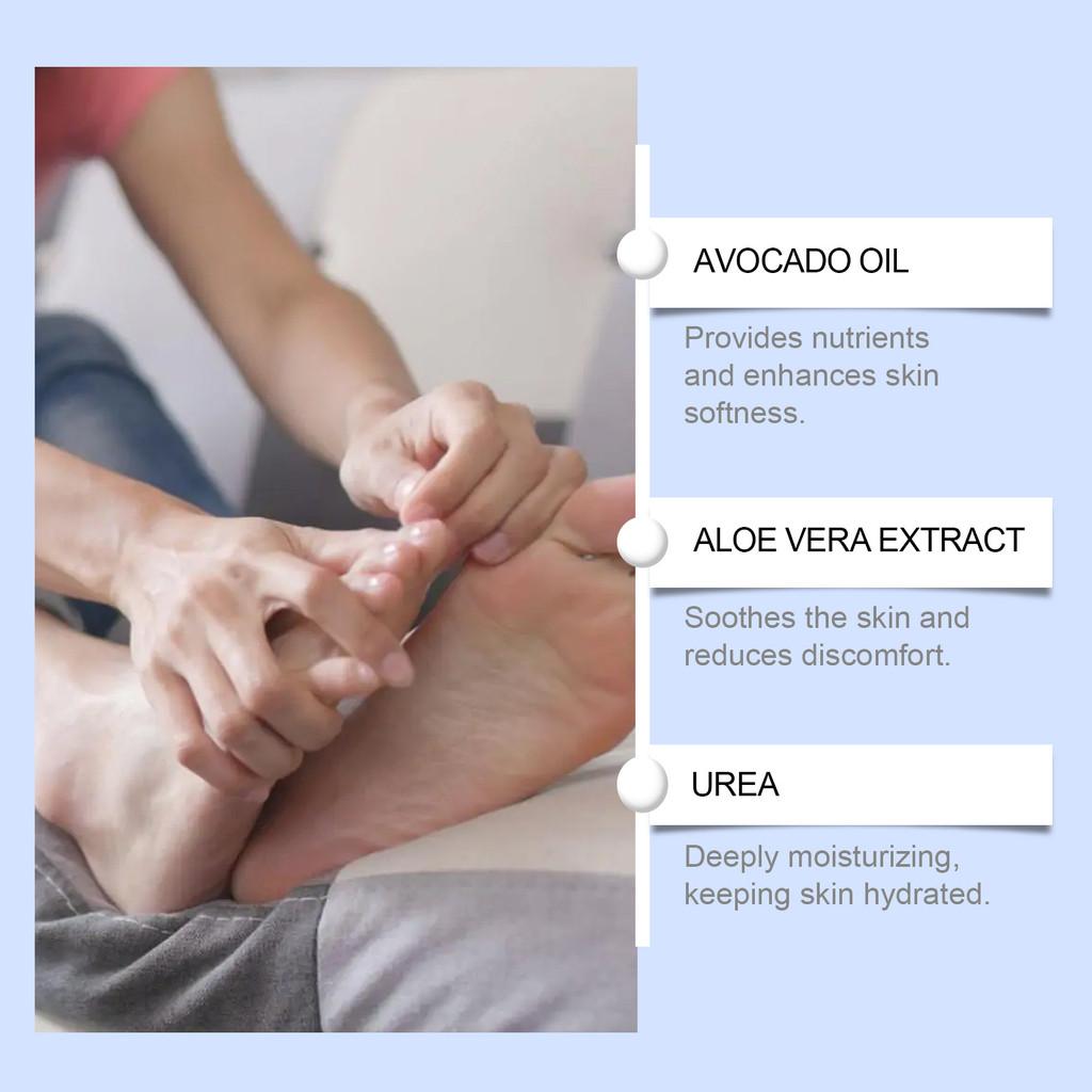 Oceaura Foot Care Moisturizing Cream Rich Hydrating Formula For Soft Silky Skin
