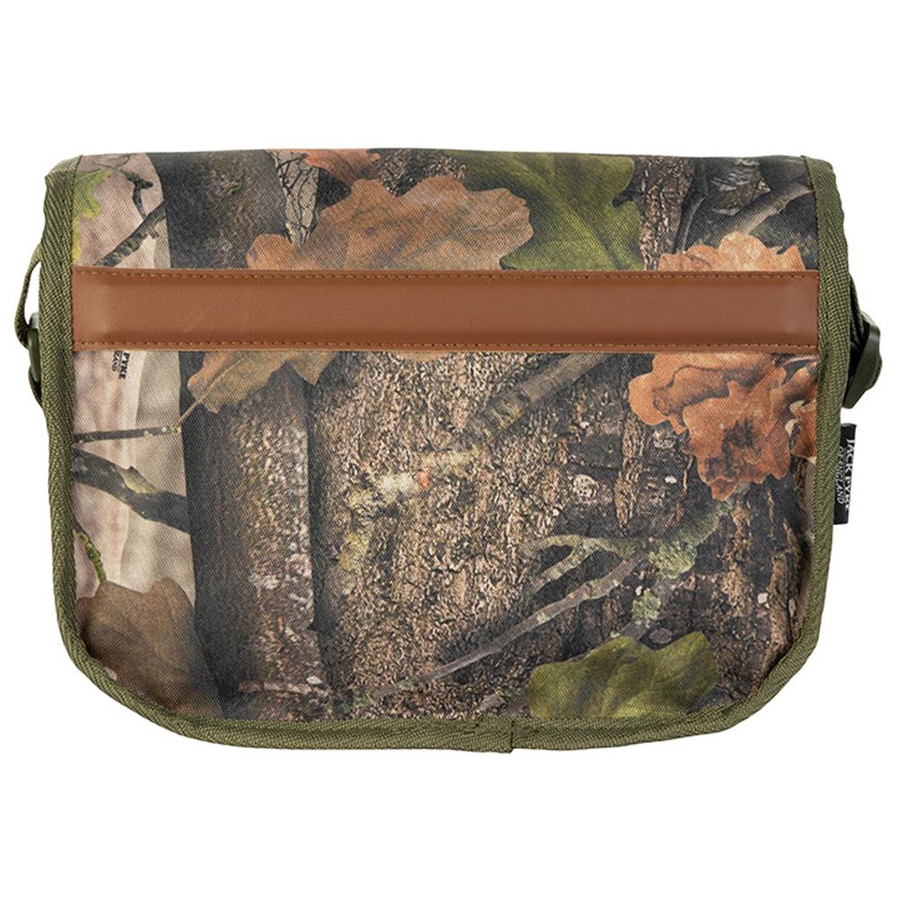 Jack Pyke Oak Leaf Leather Trim Camo Cartridge Bag