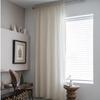 Nordic Beige Geometric Floral Lace Curtain Fabric for Living Room and Bedroom