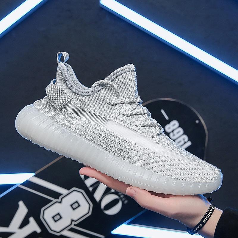 Coconut Summer New Men's Net Shoes Trendy Shoes Versatile Casual Korean Version Men's Shoes Sports Board Shoes Fashion Flying Weaving