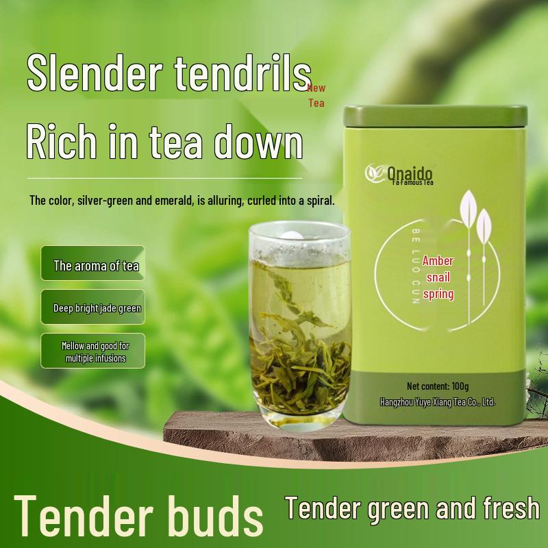 100g Rizhao Biluochun Maofeng High Mountain Cloud Mist Green Tea Leaf 100g