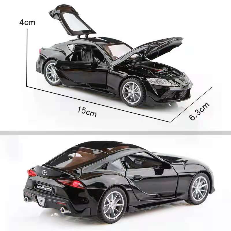 6 Inch Metal Car Toyota GR Supra Supercar Simulation Exquisite Diecast & Toy Vehicle 1:32 Alloy Collection Model Gifts For Children