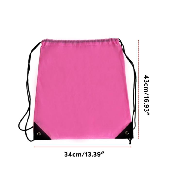 Waterproof Oxfordcloth Sports Bag High Capacity Drawstring Backpack Light Weight Gym Bag for Climbing Hiking Swimming
