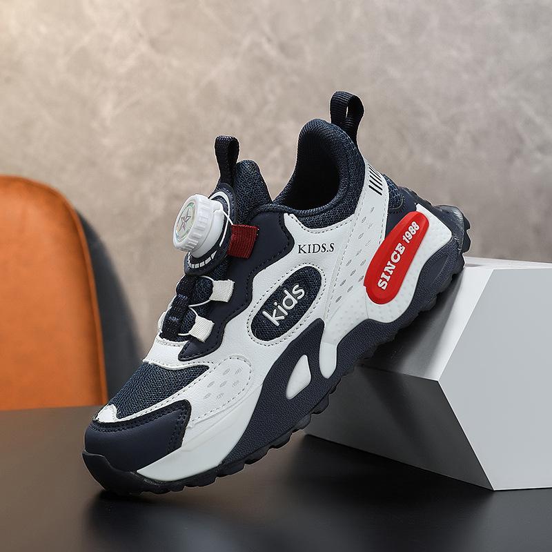 Children's sports shoes Boys' mesh breathable running shoes 2025 autumn girls' lightweight soft-soled non-slip casual shoes