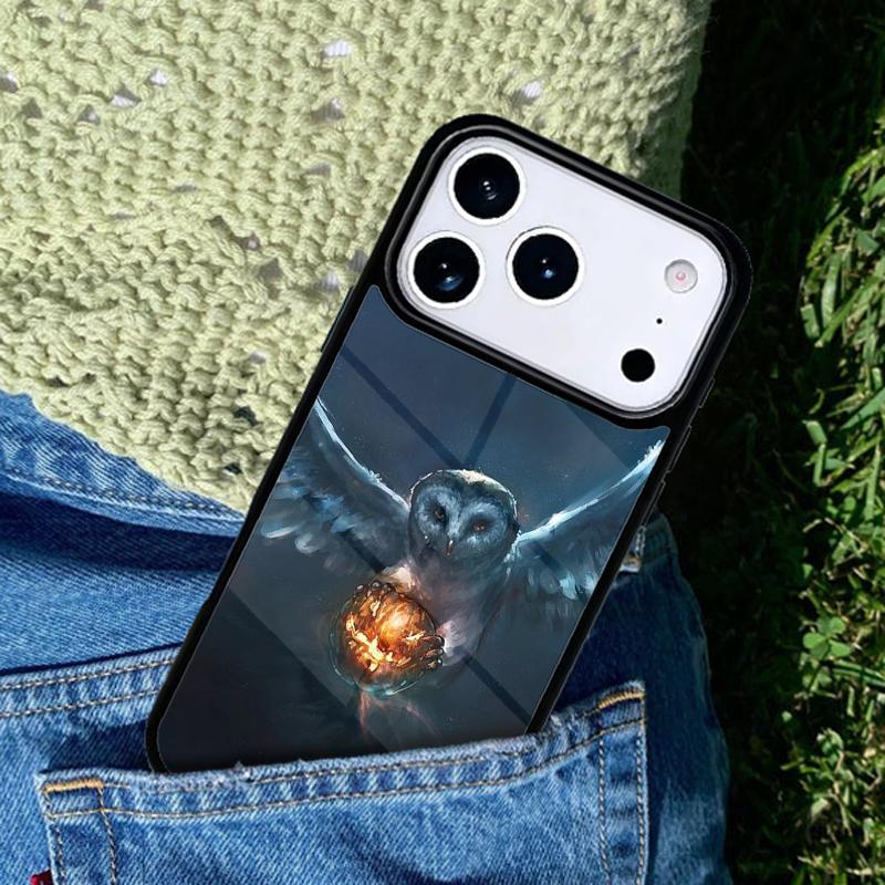 Owl Animal Pattern mobile phone case Compatible with IPhone 17 16 15 14 13 12 11Pro Max 17 Air cover