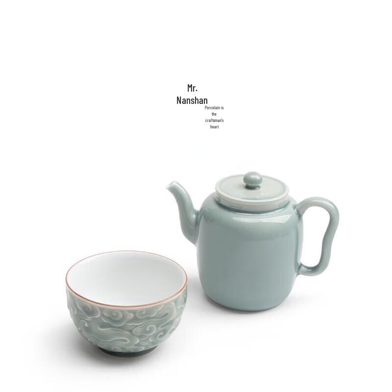 Nanshan Auspicious Cloud Ceramic Master Tea Cup