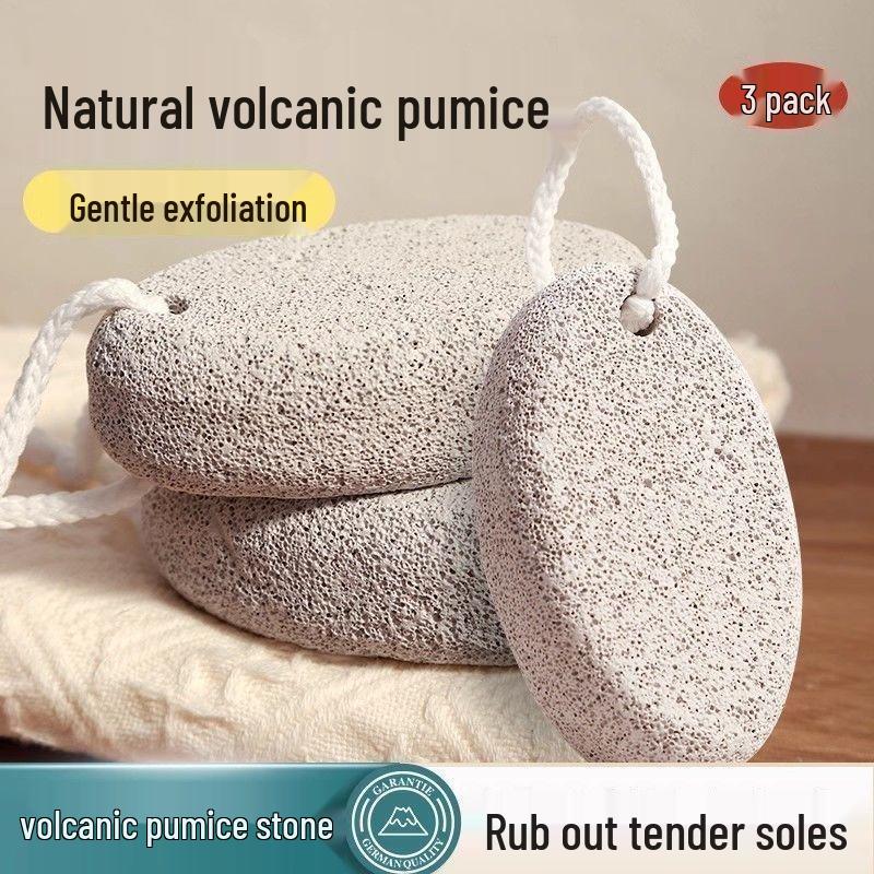 Volcanic Stone Foot Scrubber: Exfoliating Pedicure Tool for Calluses and Heels