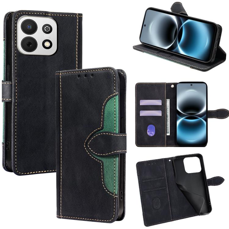 Skin Feel Magnetic Buckle Leather Phone Case