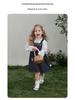 [2026 Spring Collection] Girls' Washed Denim Pinafore Skirt - Children's Spring Fashion