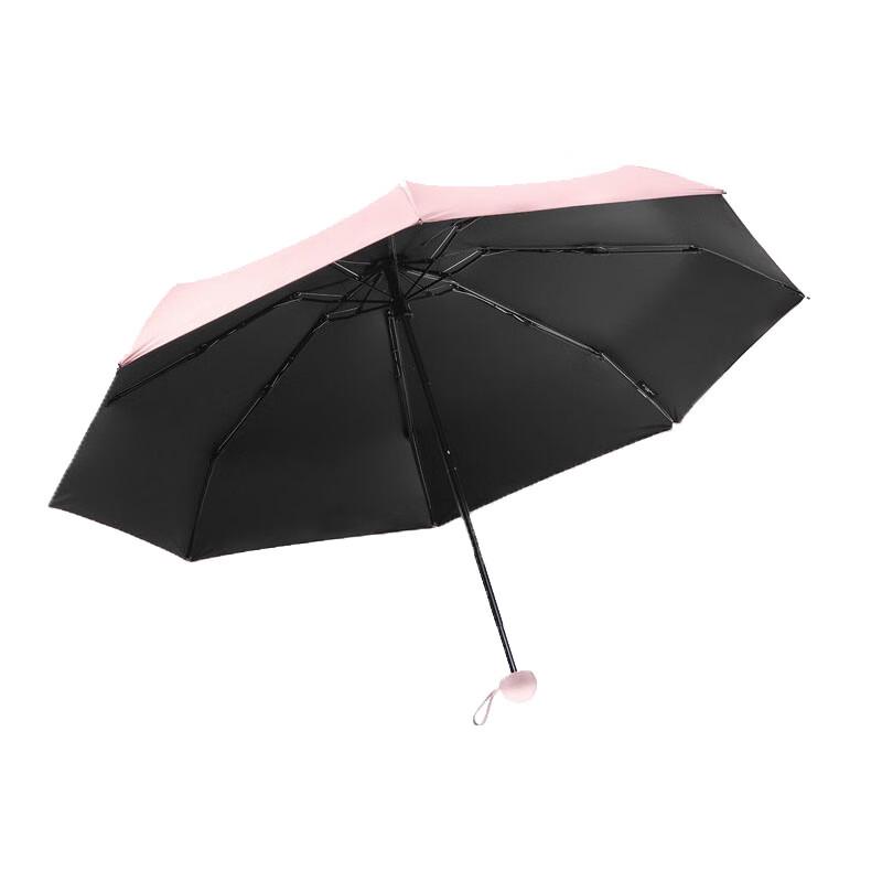 Tri-polar UV Protection Five-Fold Travel Umbrella