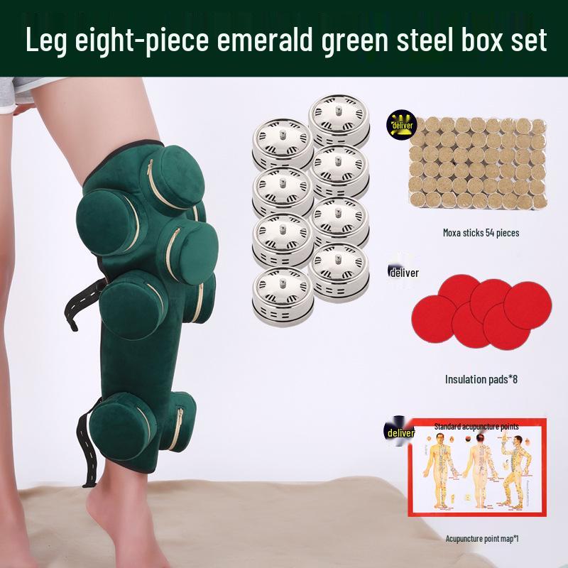 Moxibustion Knee Pads: Anti-Scald Hot Compress, Multi-Section Leg Relief
