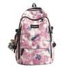 Schoolbag new trendy cool large-capacity graffiti student backpack male versatile high school schoolbag college student female backpack