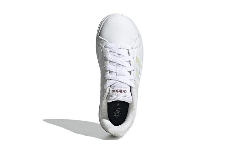 Adidas Grand Court 2.0 Big Kid 'White Iridescent' GY2326
