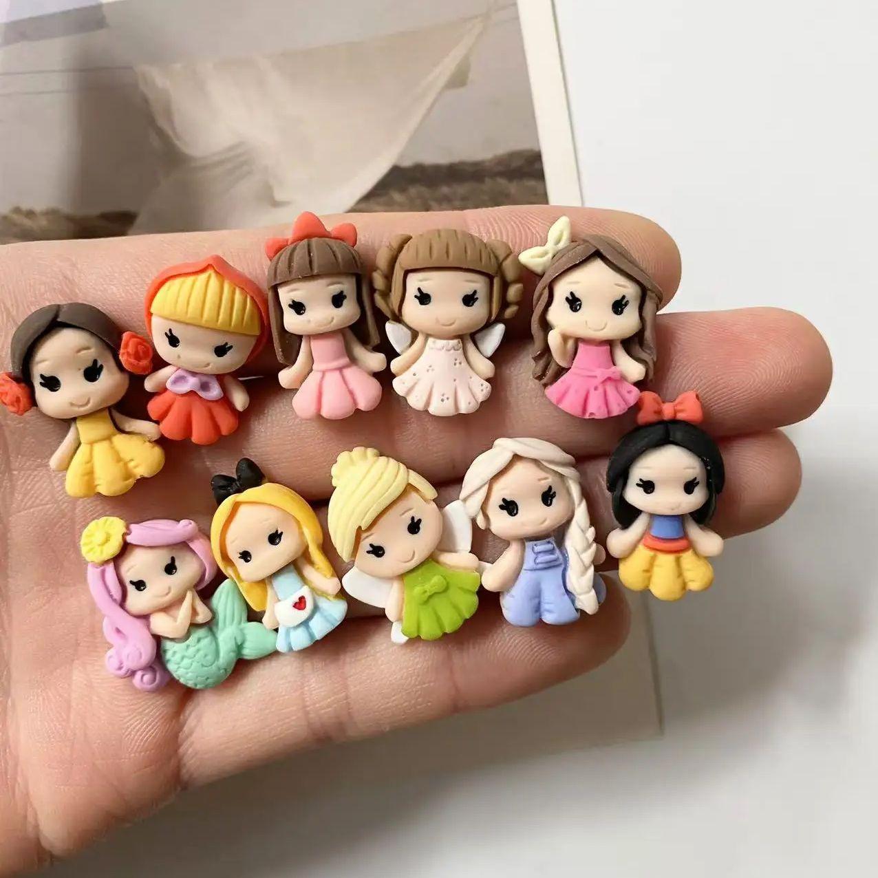 

10Pcs Mini Princess Refrigerator Stickers Resin Magnets Photo Message Fixed Magnets Cute Magnet Decoration