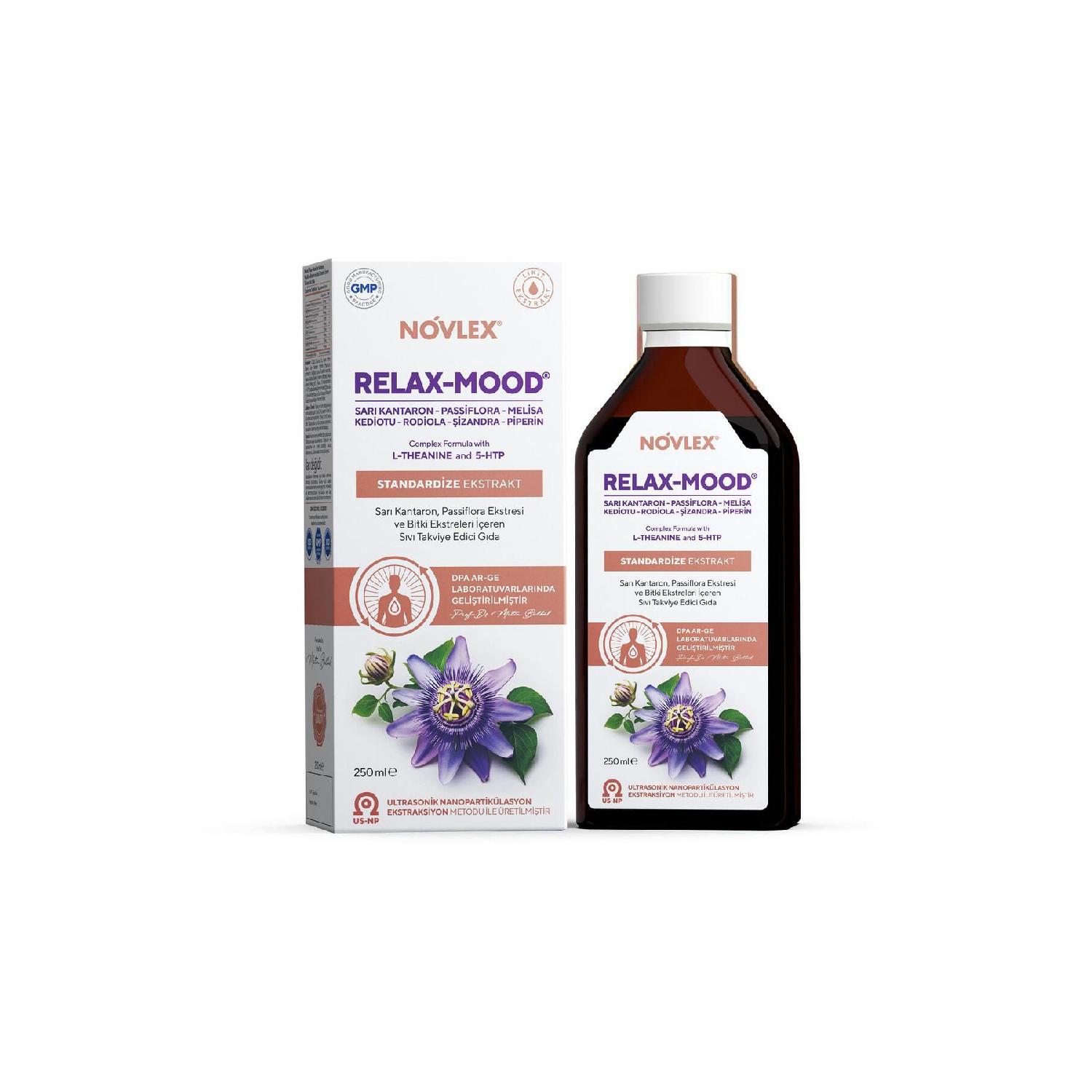 

Relax-mood Yellow Wort (st. Johns Wort), Passiflora, Valerian (valerian), 5-htp, Rhodiola Extract
