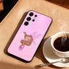 T-The Frog C-Cute Phone Case For Samsung S26,S25,24,23,22,30,21,10,9,Ultra,Plus,Lite,Black Soft Case