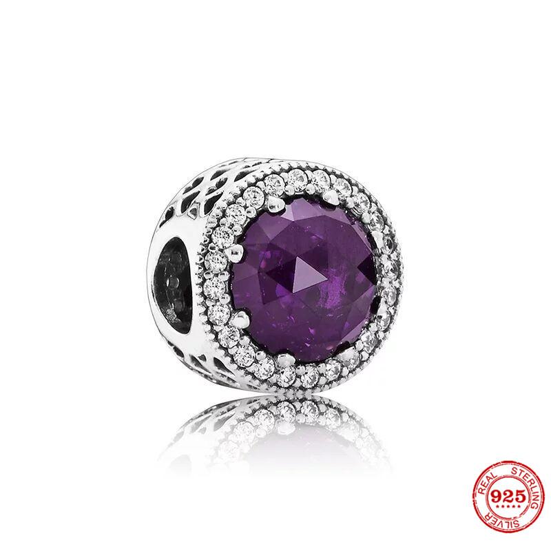 Classic copper Sparkling Clear Charm Bead Ideal For Girl Compatible With Authentic Bracelets Do It Yourself Women Jewellery