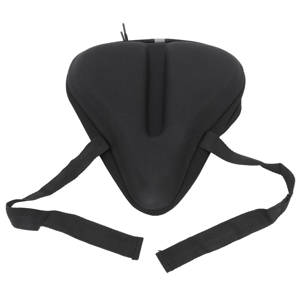 Pokrowiec na siodełko rowerowe z paskiem Pogrubiony Antypoślizgowy Amortyzujący Poduszka na siodełko rowerowe dla