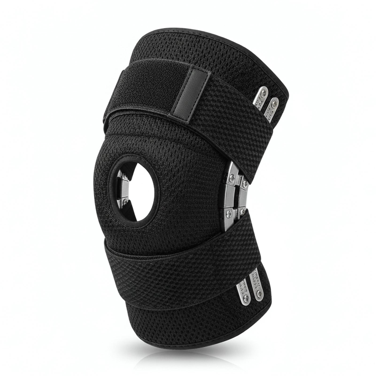 

Breathable Lightweight Meniscus Knee Pad Sports Hiking Unisex Knee Support Knee Joint Fixation Patella Straptriple Protection M