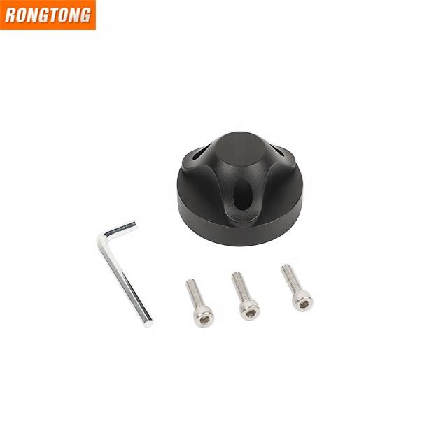 Auto Accessories Aluminum Alloy Car Antenna Base Cover Replacement for Jeep Wrangler JK 2007-2017