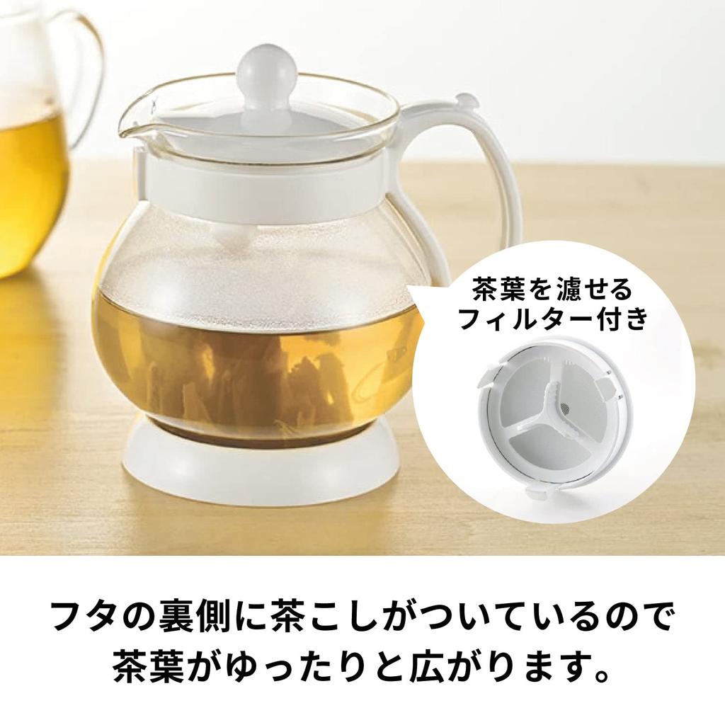 HARIO Jumping Leaf Practical Capacity 350ml White Made In Japan P 350 JPP-35-W