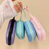 Creative Sparkling Pink Storage Bags Multifunctional Portable Zipper Bag Convenient Hard Shell Bag Headphone Data Cable