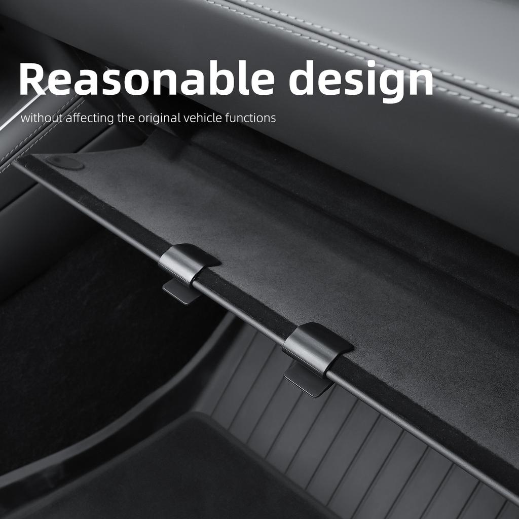 For Tesla Model Y Juniper 2025 Model 3 Highland Glove Box Car Hooks ABS Storage Holder Car Dedicated Accessories