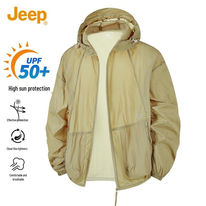 JEEP Summer Lightweight UPF 50+ Hooded Sun Jacket EU 42
