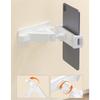 Supporto a Muro Universale per Tablet Rotazione 360 Staffa a Muro per Cucina Per Apparecchiature Display da 4,7 a 12,9 pollici