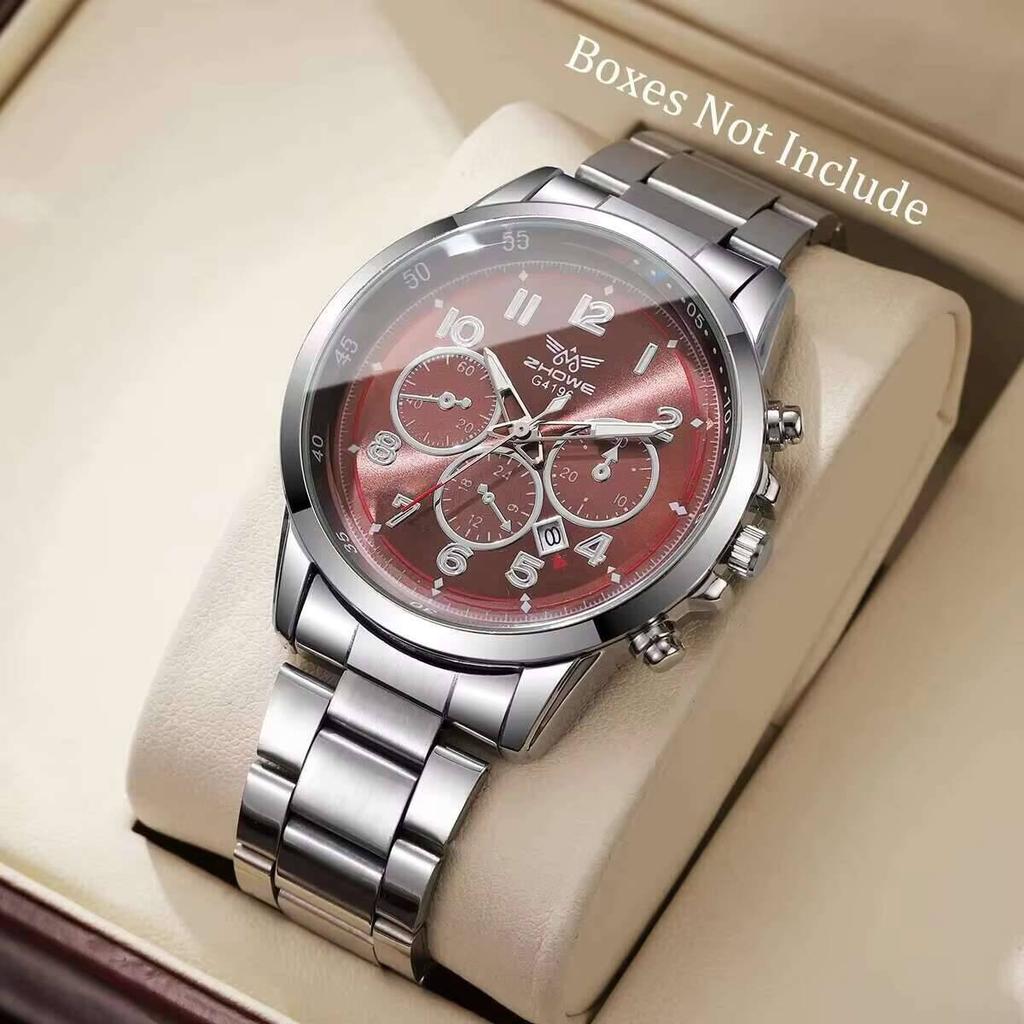 Luxury Men Business Watches Fashion Date Calendar Quartz Watch Reloj Hombre