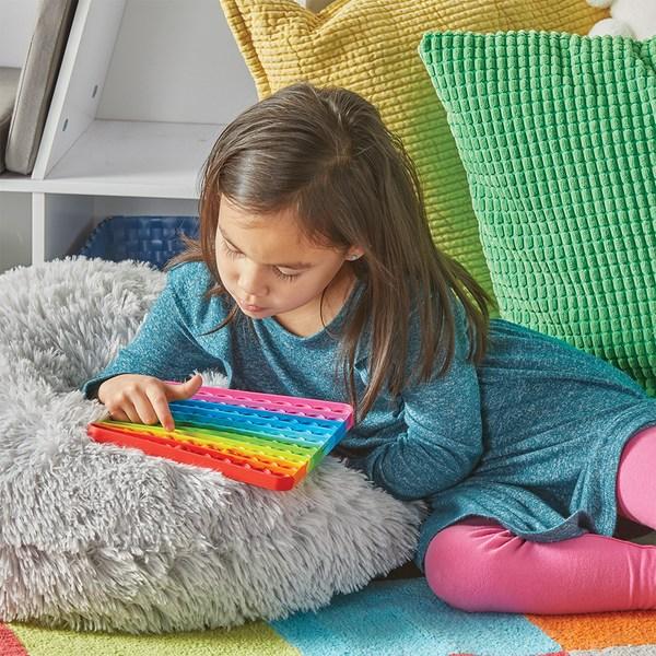 Running Resource 1-100 Water Array Plate Bubble Popper IN95789, 1 Pc., Korean Toy Supplies