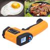 550 Infrared Thermometer Handheld Temperature Tester Digital NonContact Thermometer(Orange Yellow )