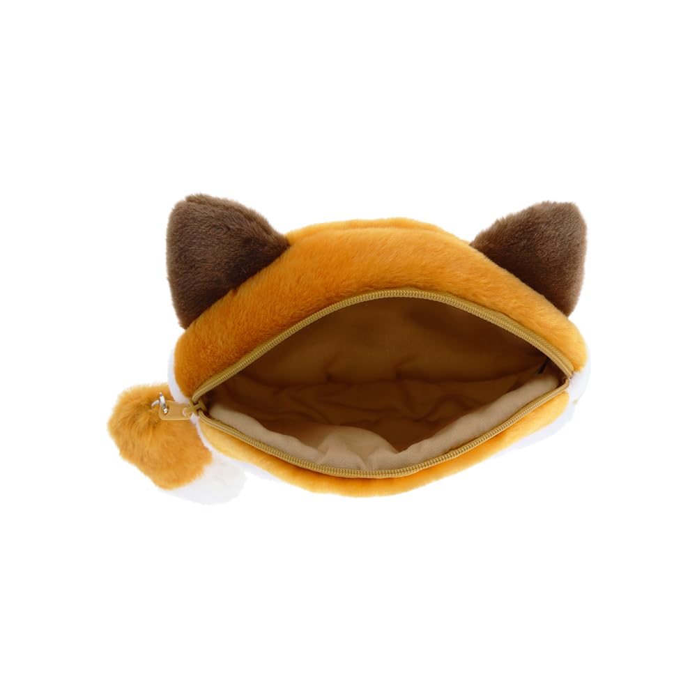 Stationery mofusand Pencil Case with Fox S1428500 Sun-Star Charm, Cat,