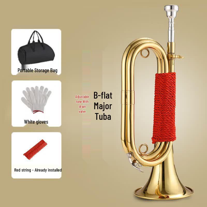 Sanli Brass B-flat Bugle Set B-flat