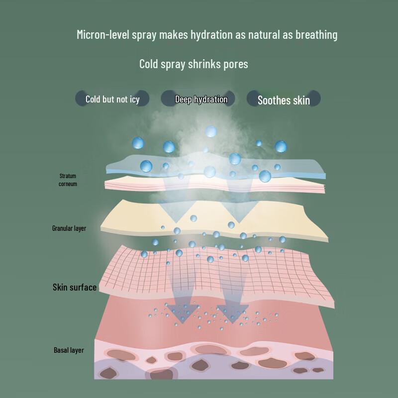 MKS Nano Hot & Cold Dual Spray Facial Steamer