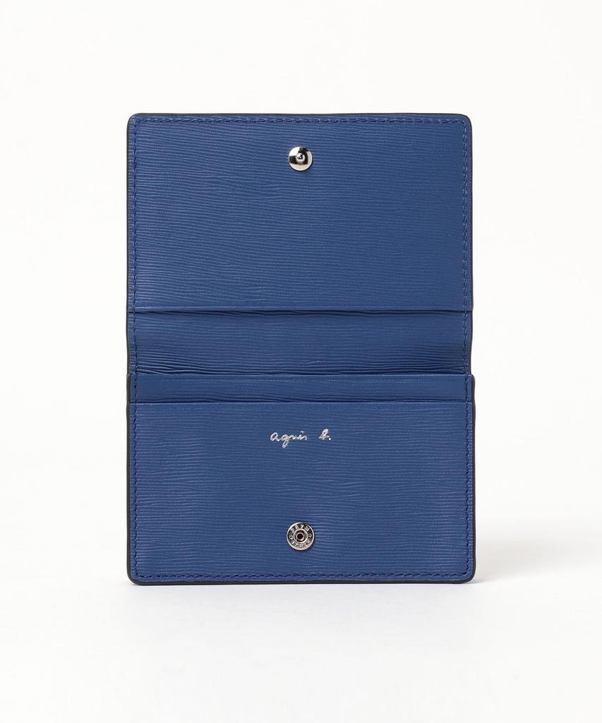 Agnes B. Card Case VAH10-04 Men's Free Size Black