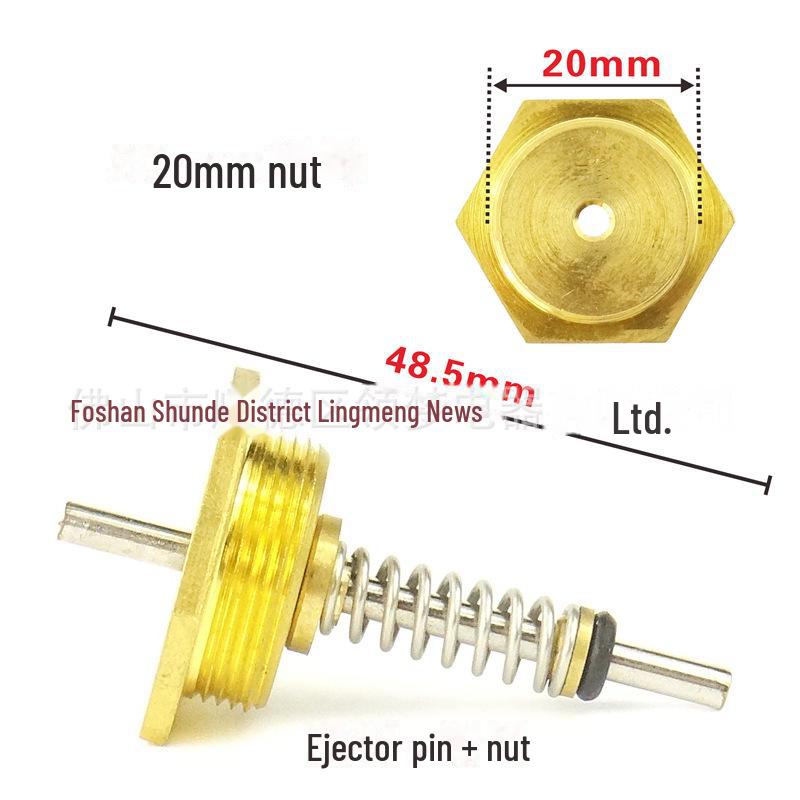 Universal Gas Water Heater Valve Assembly with Gas Linkage, Ejector Pin, 10/12mm Hex Nut, Spring Pin.